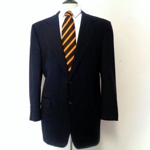 CORNELIANI ELEGANT NAVY BLUE MENS SPORTS JACKET 42